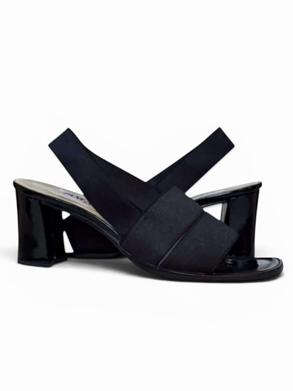 Pancaldi Black Slingback Heeled Sandals Size 7